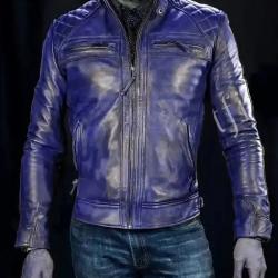 Live Fast Die Young Skull Cafe Racer Jacket	 Live Fast Die Young Skull Cafe Racer Jacket
