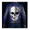 Live Fast Die Young Skull Biker Jacket	