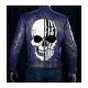 Live Fast Die Young Skull Biker Jacket