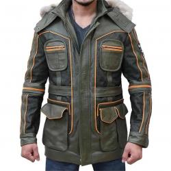 Lost In Space Molly Parker Olive Green Jacket	