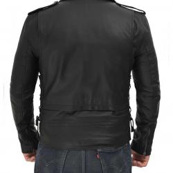 Lucas Asymmetrical Black Motorcycle Leather Jacket Men	 Lucas Asymmetrical Black Motorcycle Leather Jacket Men