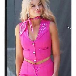 Margot Robbie Barbie Pink Vest	