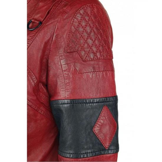 Margot Robbie Suicide Squad 2 Harley Quinn 2021 Cosplay Costume Short Leather Jacket