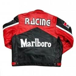 Marlboro Racing Black Leather Jacket	 Marlboro Racing Black Leather Jacket