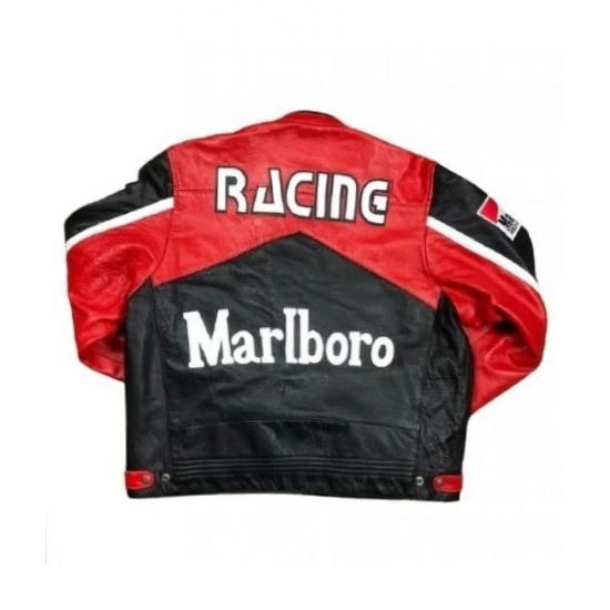 Marlboro Racing Black Leather Jacket