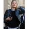 Martha Hunt Fashion Model Street Style Leather Jacket	