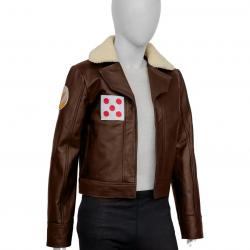 Mary Elizabeth Winstead Ahsoka Hera Syndulla Brown Leather Jacket	 Mary Elizabeth Winstead Ahsoka Hera Syndulla Brown Leather Jacket