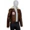 Mary Elizabeth Winstead Ahsoka Hera Syndulla Brown Leather Jacket	