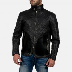 Equilibrium Black Leather Jacket	 Equilibrium Black Leather Jacket
