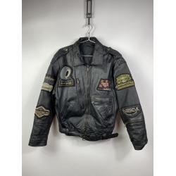 Vintage Rollfast Indianapolis Classic Black Leather Jacket
