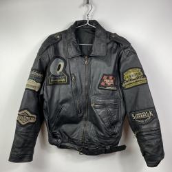 Vintage Rollfast Indianapolis Classic Black Leather Jacket Vintage Rollfast Indianapolis Classic Black Leather Jacket