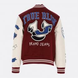 True Religion Maroon Varsity Jacket Unveiled	 True Religion Maroon Varsity Jacket Unveiled